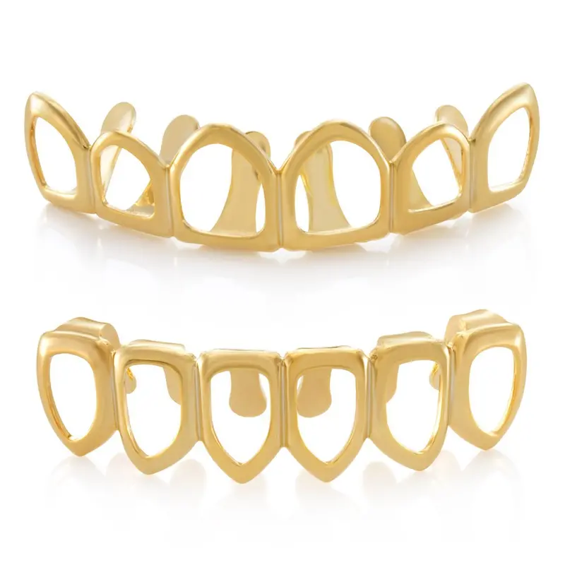 Contemporary Open-Face Grillz for Custom Fit