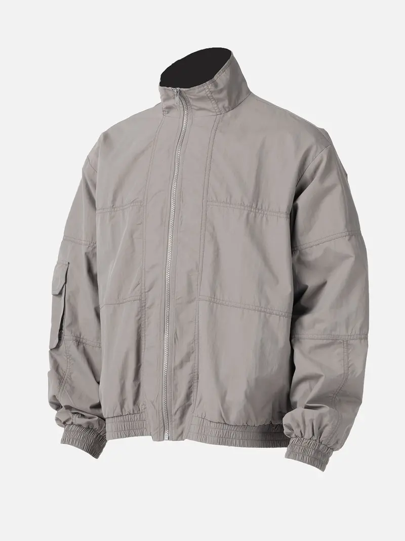 Contemporary Zipped Jacket – Sleek Urban Outerwear