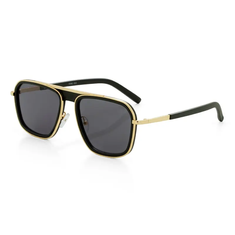 Crenshaw Aviator Sunglasses – Retro-Futuristic Metal Frame Eyewear