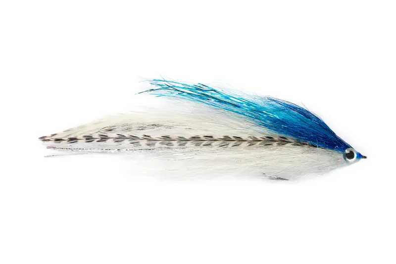 Daz’s Blue and White Deceiver – Classic Saltwater Pattern