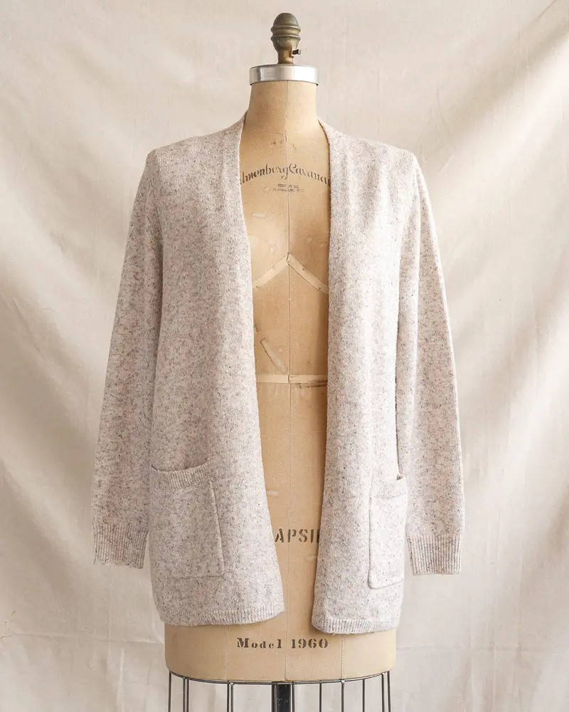 December Fog Open-Front Cardigan