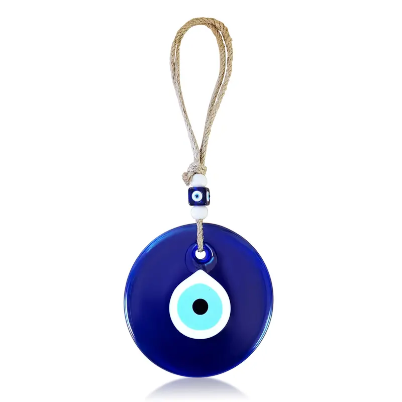 Decorative Blue Evil Eye Wall Hanging for Spiritual Spaces