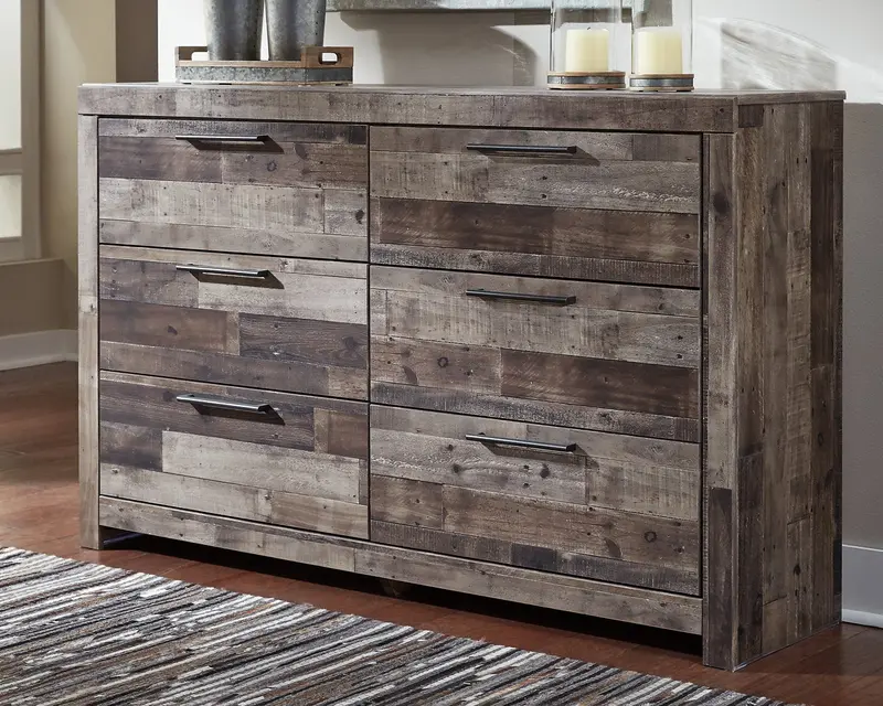 Derekson Contemporary 6-Drawer Dresser