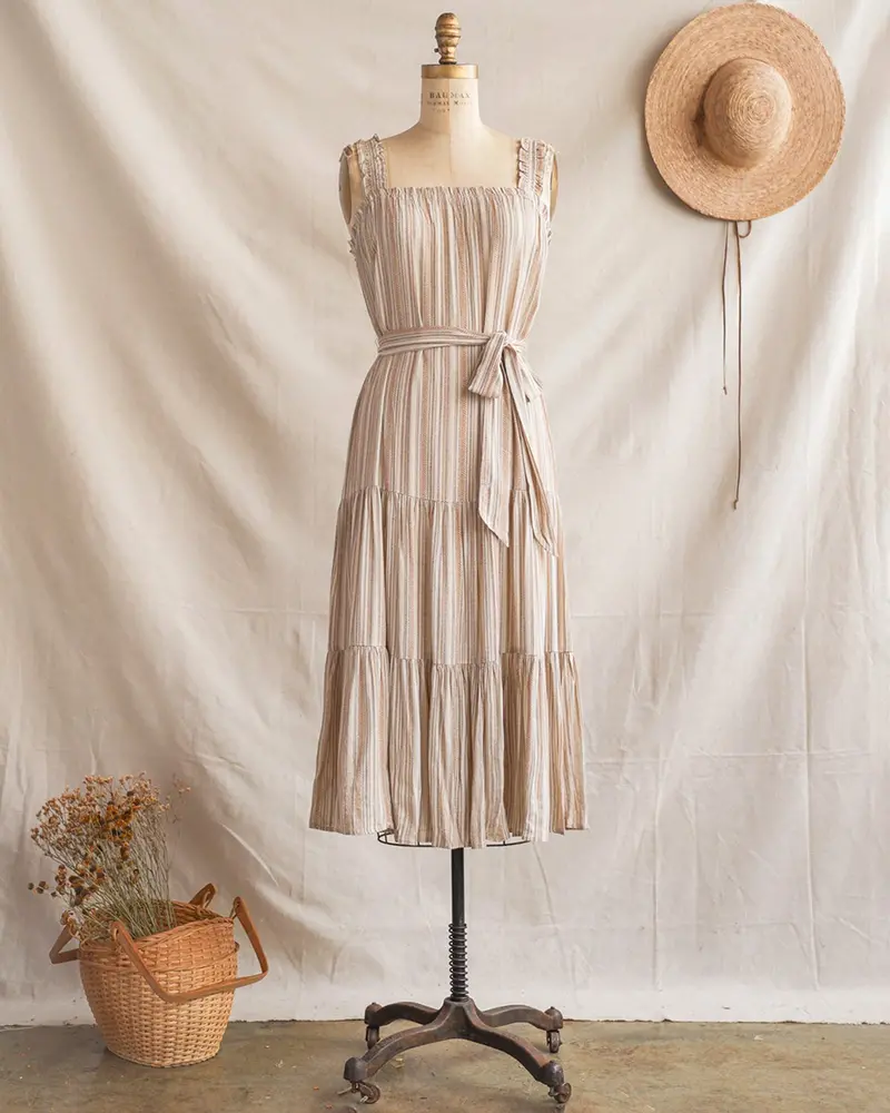 Desert Layered Midi Dress