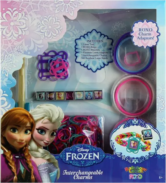 Disney Frozen Interchangeable Charms for Rainbow Loom – Roxo Collection