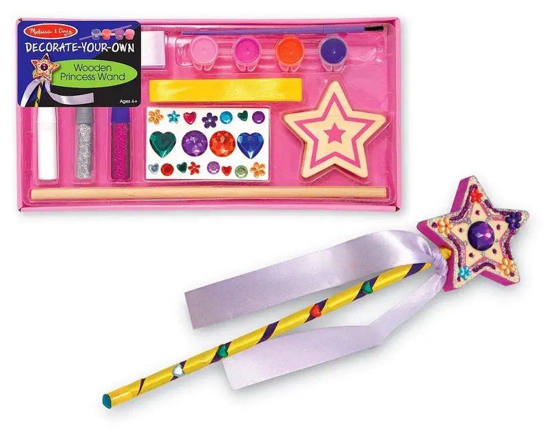 DIY Princess Wand Kit – Decorate-Your-Own Magic Wand Craft Set