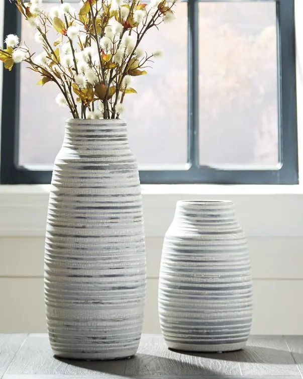 Donaver Modern Ceramic Vase Pair