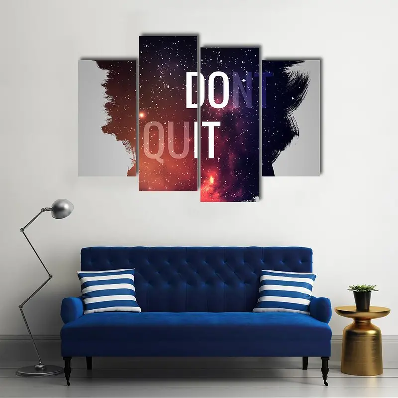 ‘Don’t Quit’ Encouragement Canvas Wall Decor