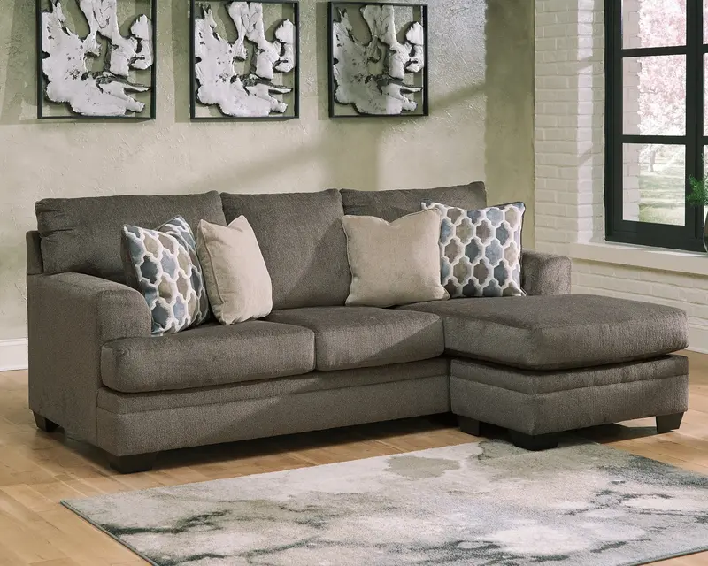 Dorsten Sofa with Integrated Chaise Extension