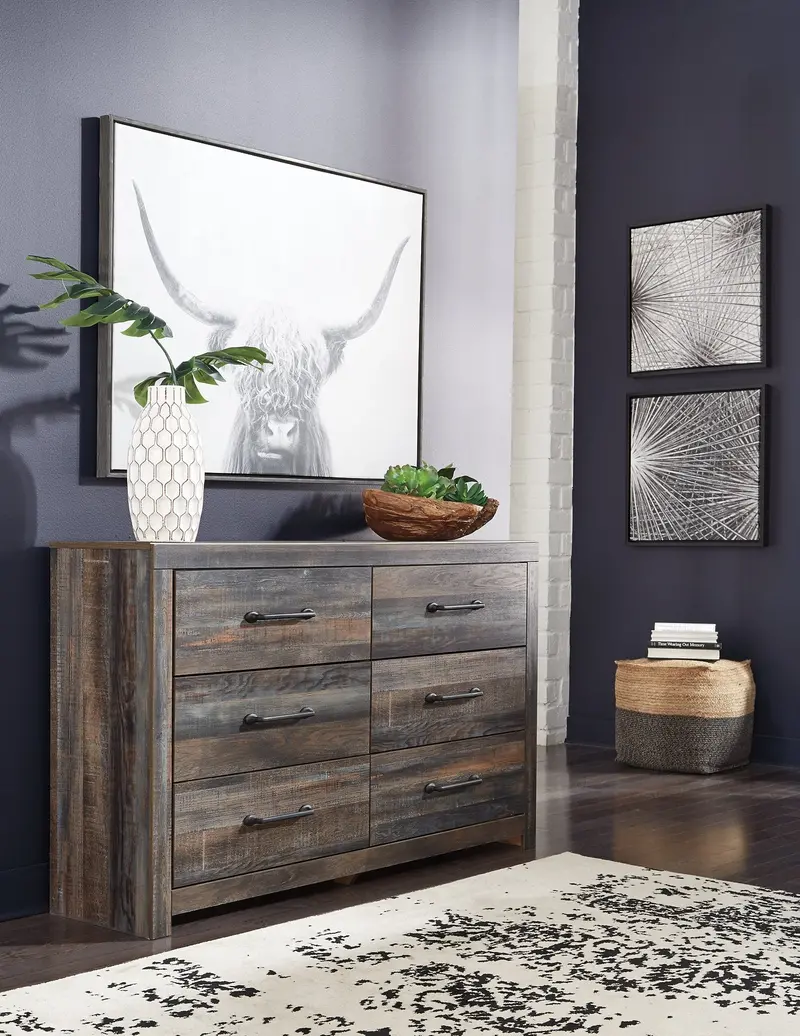 Drystan 7-Drawer Dresser – Contemporary Bedroom Storage with Soft-Close Hardware