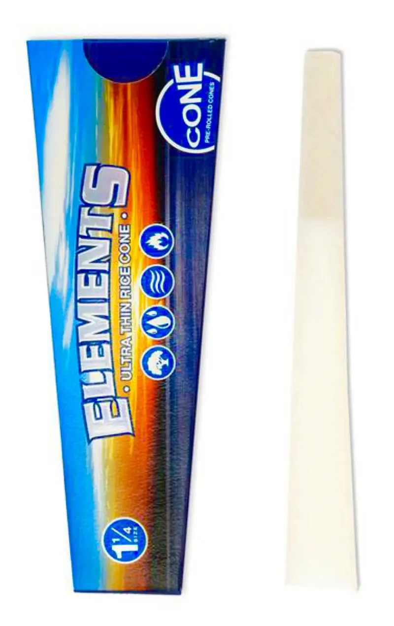 Elements Ultra-Thin Rice Paper Cones – 1¼ Size
