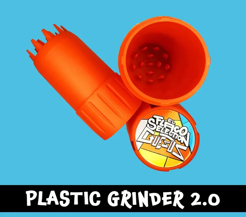 Elflaco & Gué 2.0 Plastic Grinder – Lightweight Herb Crusher