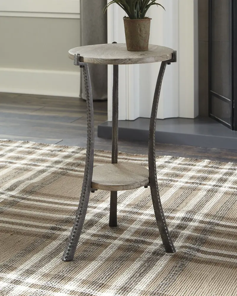 Enderton Slim Side Accent Table with Shelf
