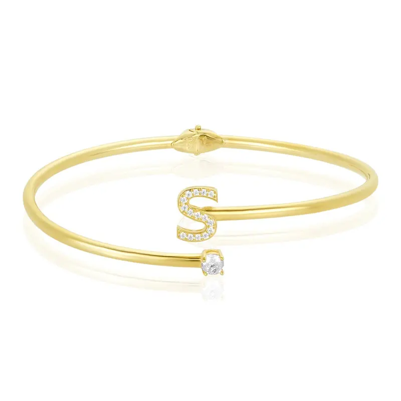 Engraved Personalized Bangle Bracelets for Women