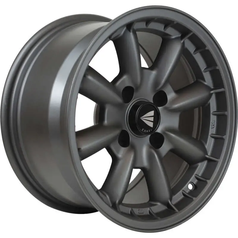 Enkei Compe Cast Wheel – 15×8″, 4×100, +25mm Offset, 72.6mm Bore, Gunmetal