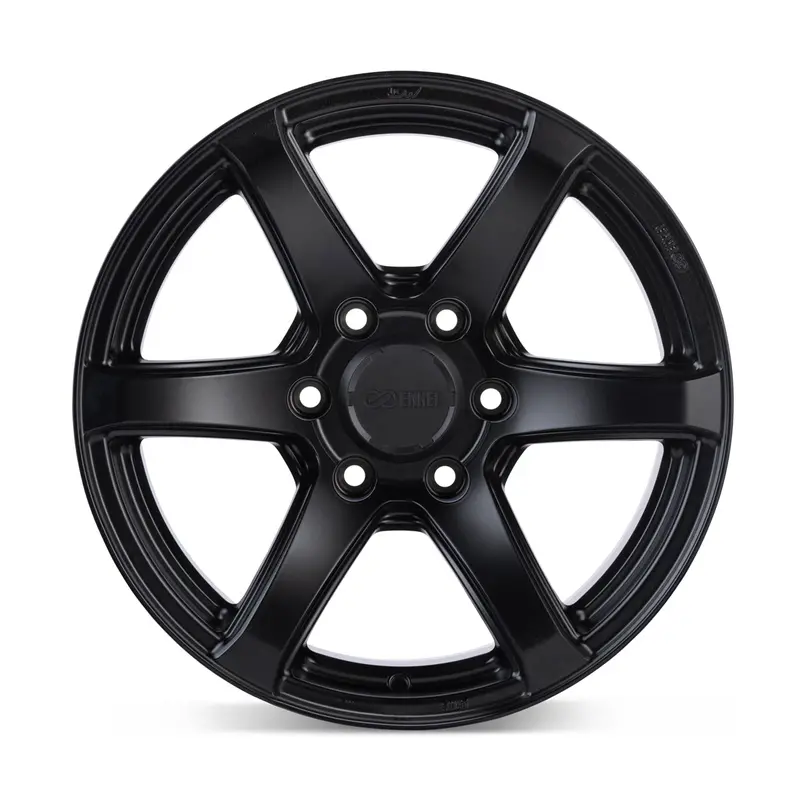 Enkei Cyclone 17×9 Matte Black Forged Wheel – 6×139.7, 0mm Offset, 106.1mm Hub Bore