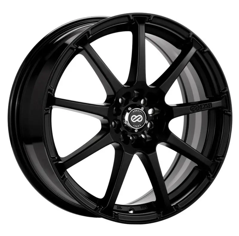 Enkei EDR9 16×7 5×100/114.3 45mm Offset 72.6 Bore Diameter Black Wheel (enk441-670-0245BK)