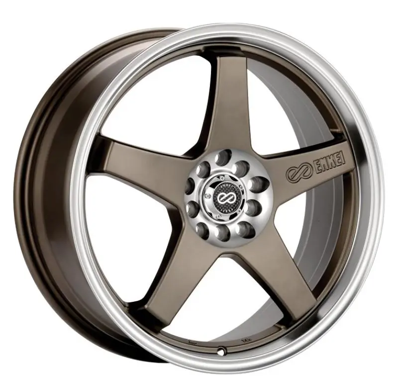 Enkei EV5 18×7.5 +45 Offset Wheel – 5×100/114.3, Bronze Finish