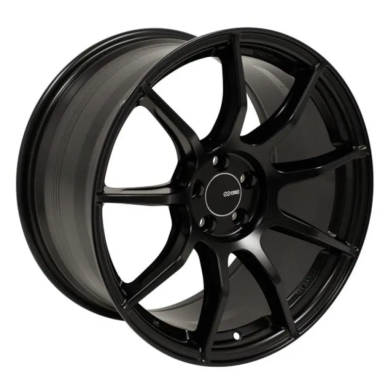 Enkei TS9 18×8.5 +40 Offset Wheel – 5×100, Black Finish, 72.6mm Bore