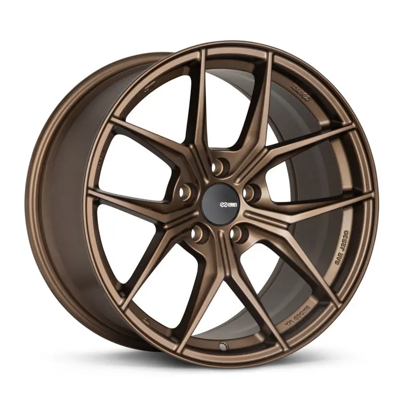 Enkei TSR-X 18×9.5 Gloss Bronze Alloy Wheel — 5×100 Bolt Pattern, 45mm Offset, 72.6mm Hub Bore