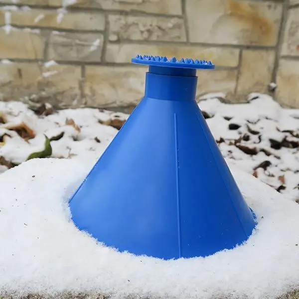Ergonomic Ice and Snow Removal Tool for Driveways & Walkways