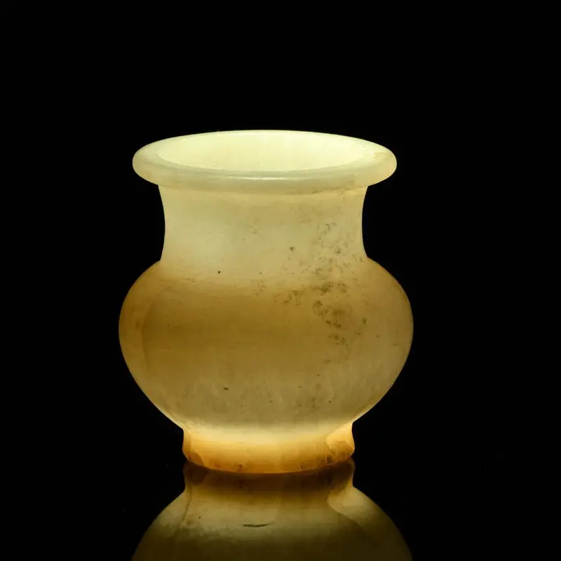 Exceptional 18th Dynasty Alabaster Vessel from the Reign of Hatshepsut, c. 1492–1425 BCE