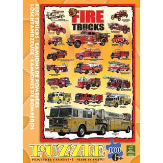Fire Rescue Vehicle Puzzle for Toddlers