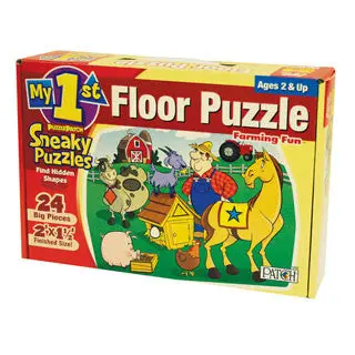 First Floor Puzzle: Farm Life Learning Jigsaw
