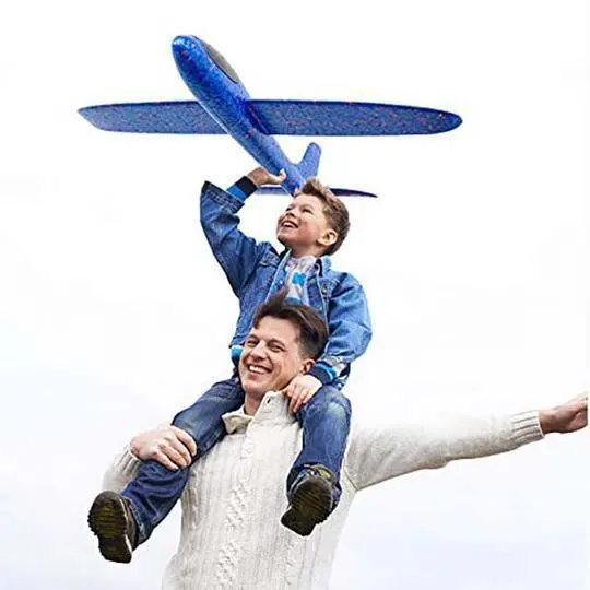 Foam Glider Airplane Toy – 2-Piece Lightweight Flying Set
