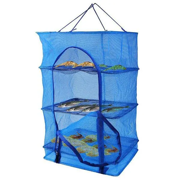 Foldable Fishnet Drying Rack – Multi-Use Food Dehydrator & Produce Net