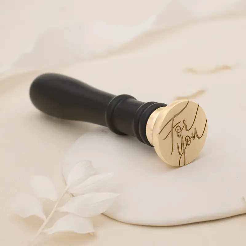 ‘For You’ Hand-Scripted Wax Seal Stamp