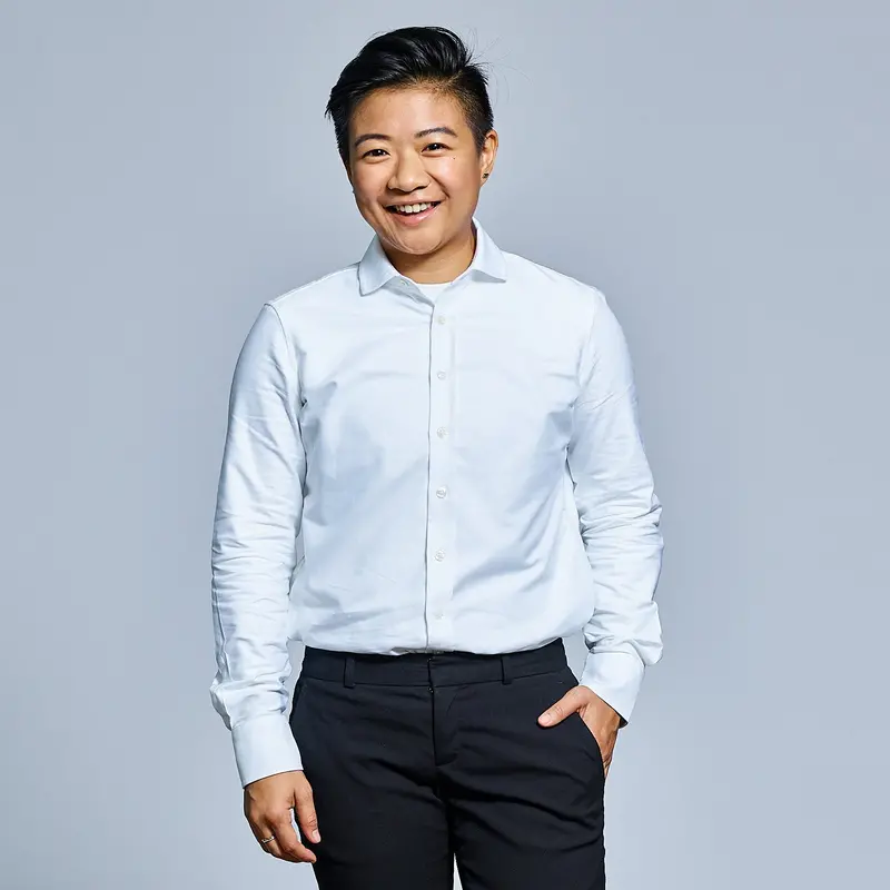 Frankie White Classic Cotton Dress Shirt