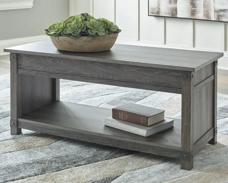 Freedan Adjustable Lift-Top Coffee Table – Versatile Living Room Centerpiece