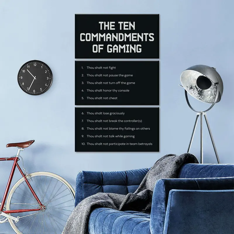 Gamer’s Code Wall Art