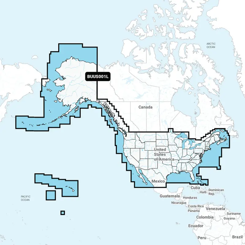 Garmin Navionics+ Chart Subscription – U.S. & Canadian Coastal Maps on microSD/SD, 1-Year Access (Model 010-13177-00)