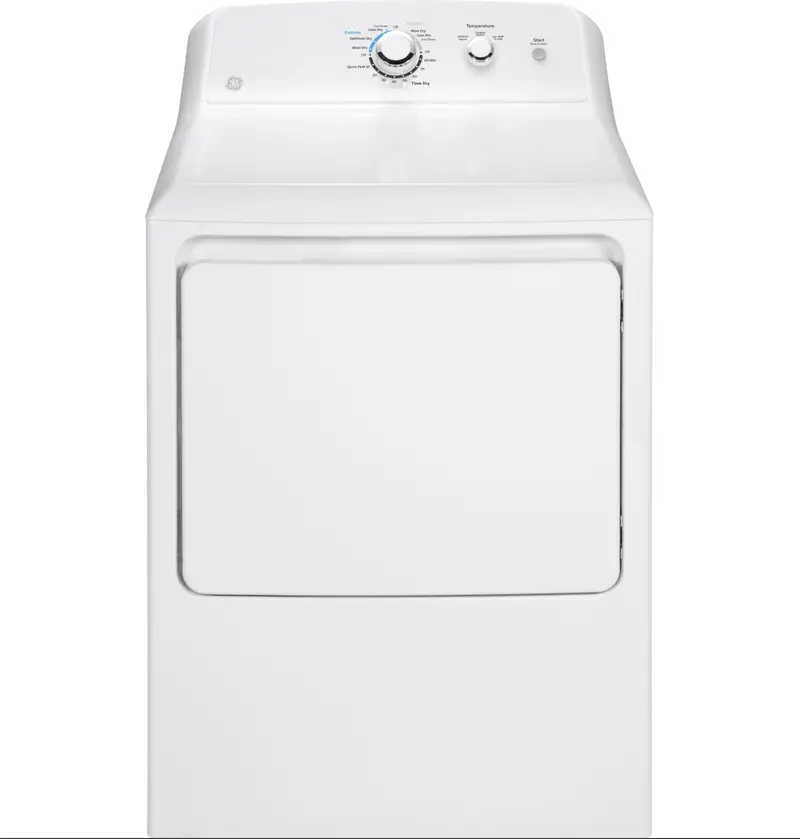 GE 7.2 Cu. Ft. Electric Dryer with Aluminized Alloy Drum – Fast, Even Drying