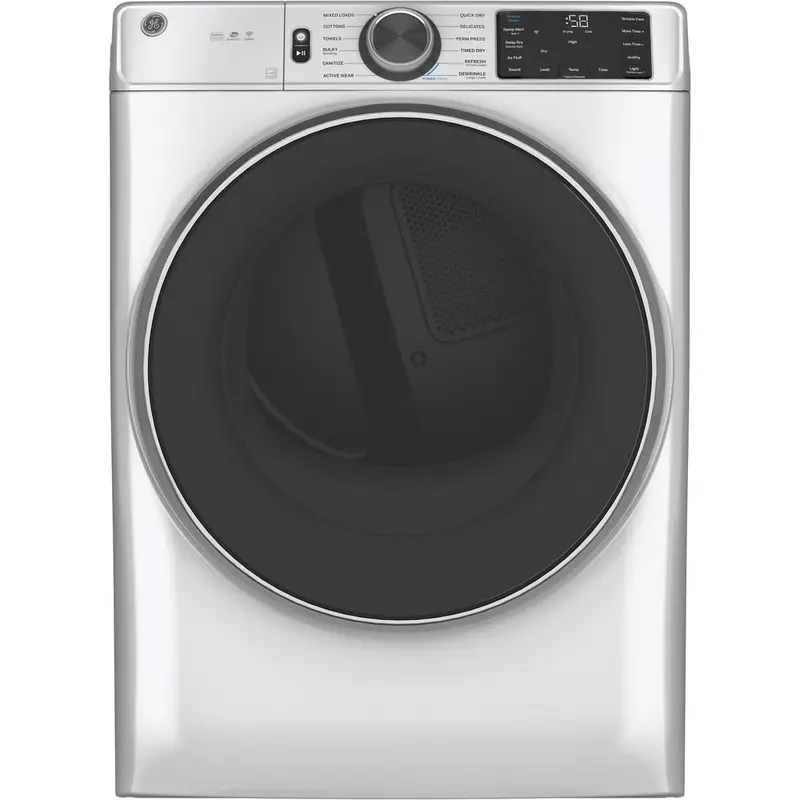 GE 7.8 Cu. Ft. Smart Front-Load Electric Dryer with Steam Function