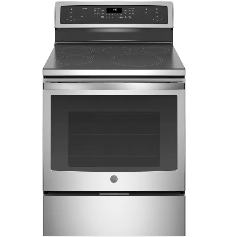 GE Profile 30-Inch Smart Freestanding Convection Range with Induction Cooktop
