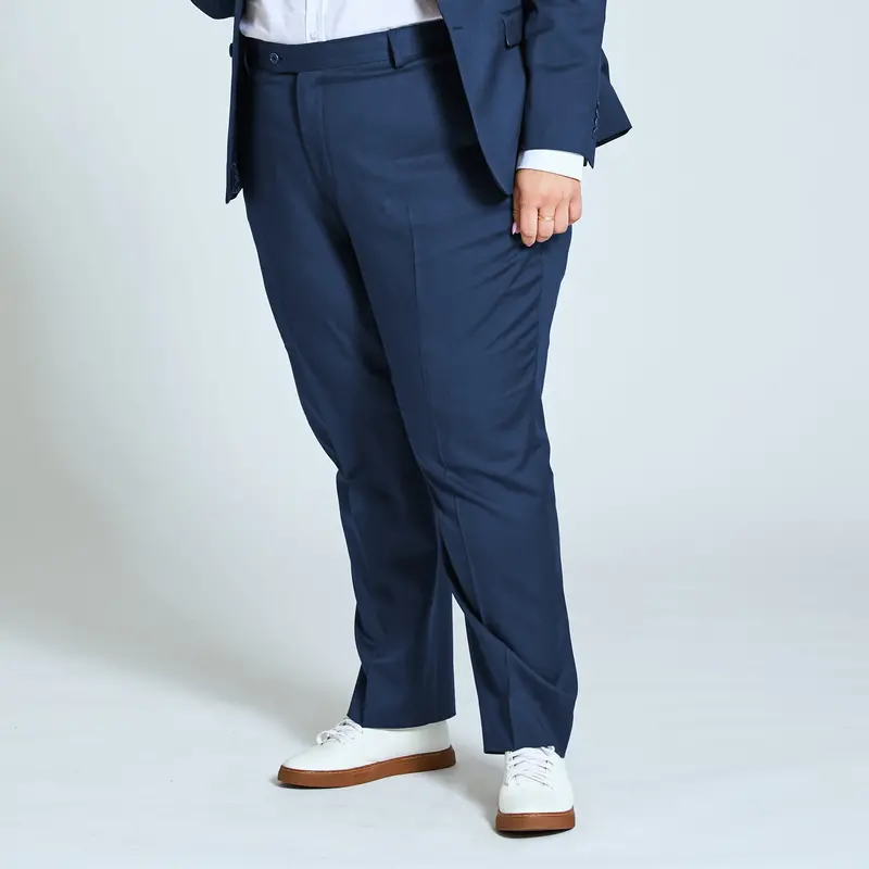 Georgie Navy Stretch Dress Pants – Extended Sizes