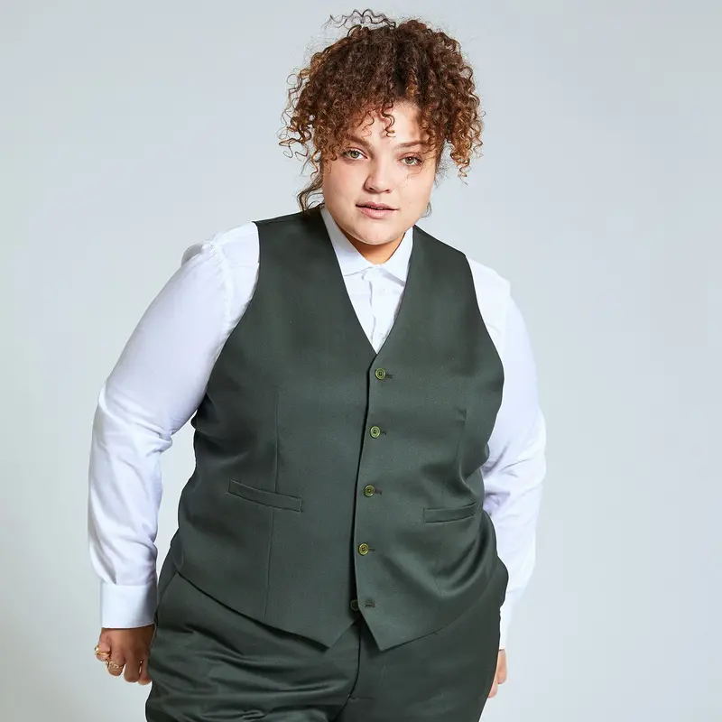 Georgie Olive Waistcoat