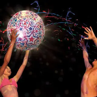 Glow-in-the-Dark Beach Ball for Outdoor Play