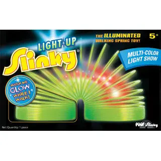 Glow-in-the-Dark Light-Up Slinky Toy
