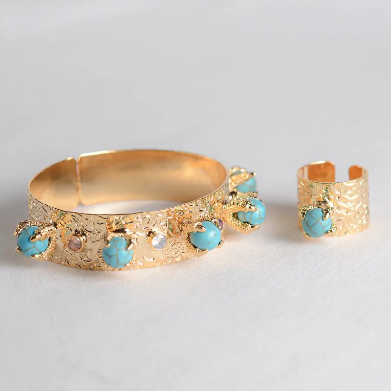 Grandeur Stone Karrah Stackable Bangle Set