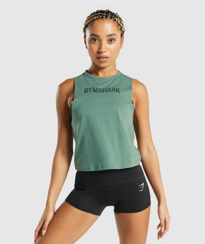 GS Power Performance Tank Top – Emerald Green