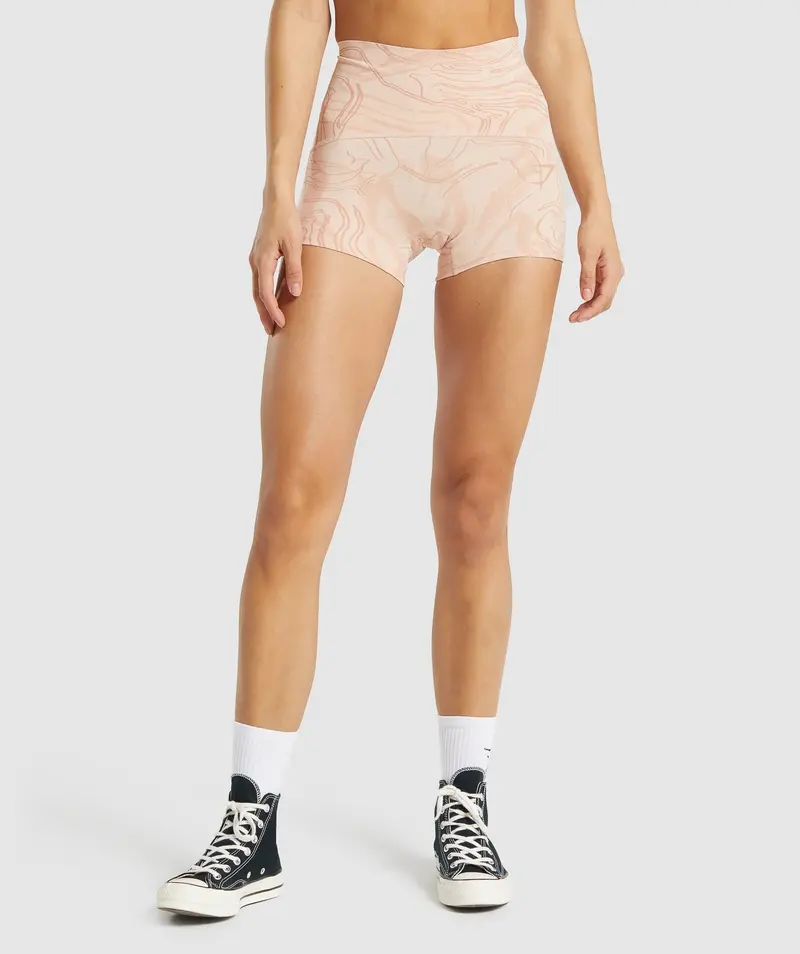 GS Power Support Training Shorts – Blush Pink