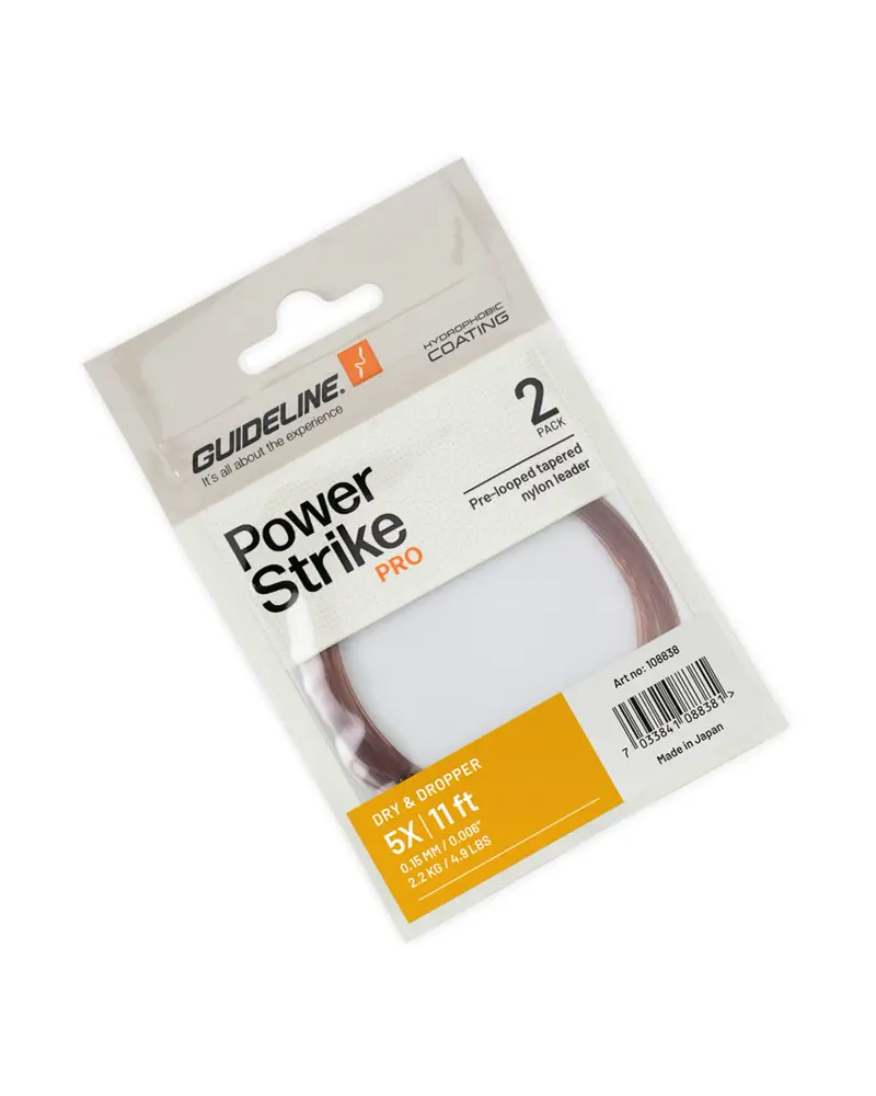 Guideline Dry & Dropper Leaders – 11ft, 2-Pack