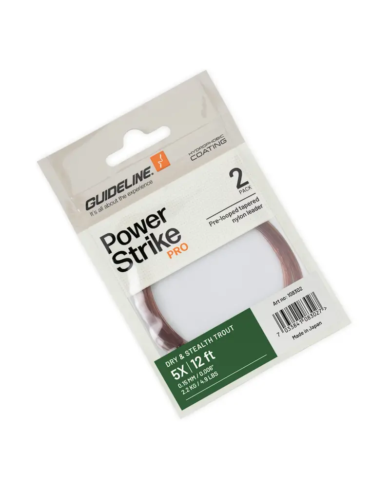 Guideline Dry & Stealth Trout Leaders – 12ft, 2-Pack