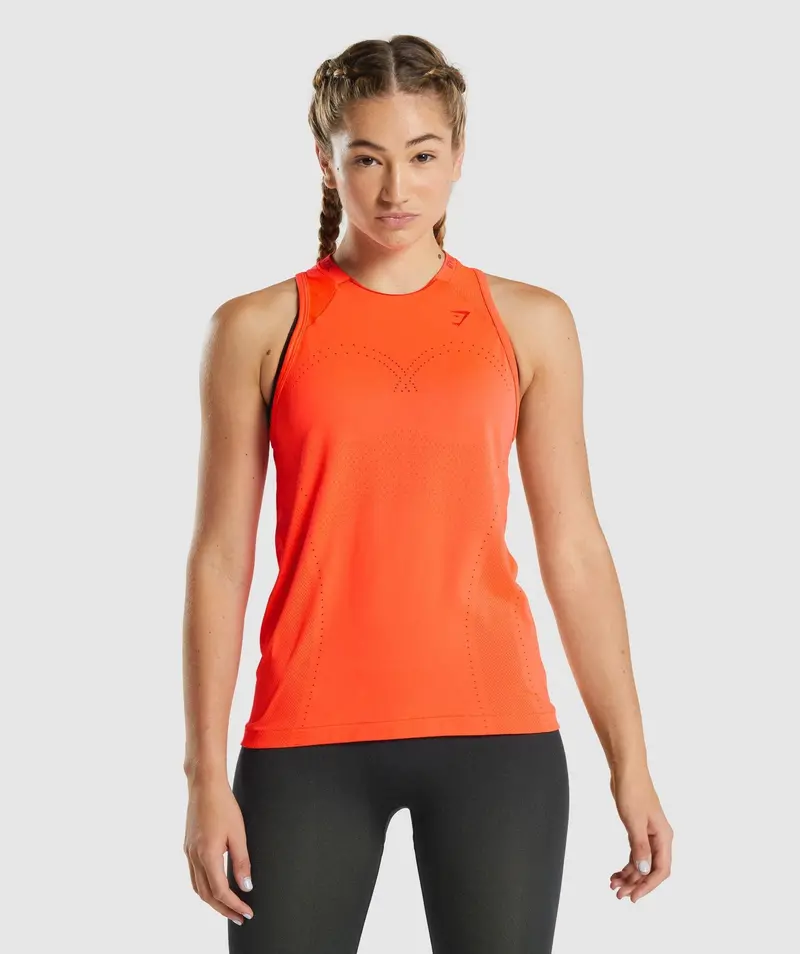 Gymshark Apex Seamless Tank – Orange