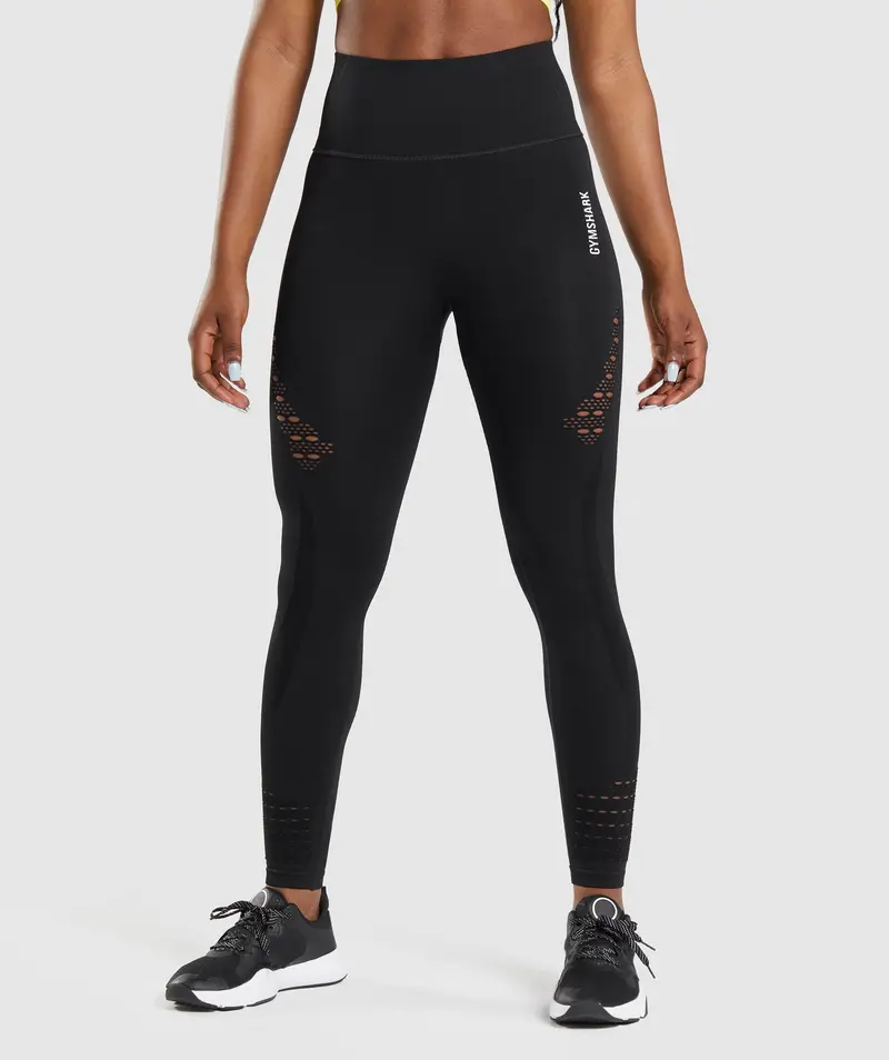 Gymshark Black Energy Seamless High-Rise Leggings