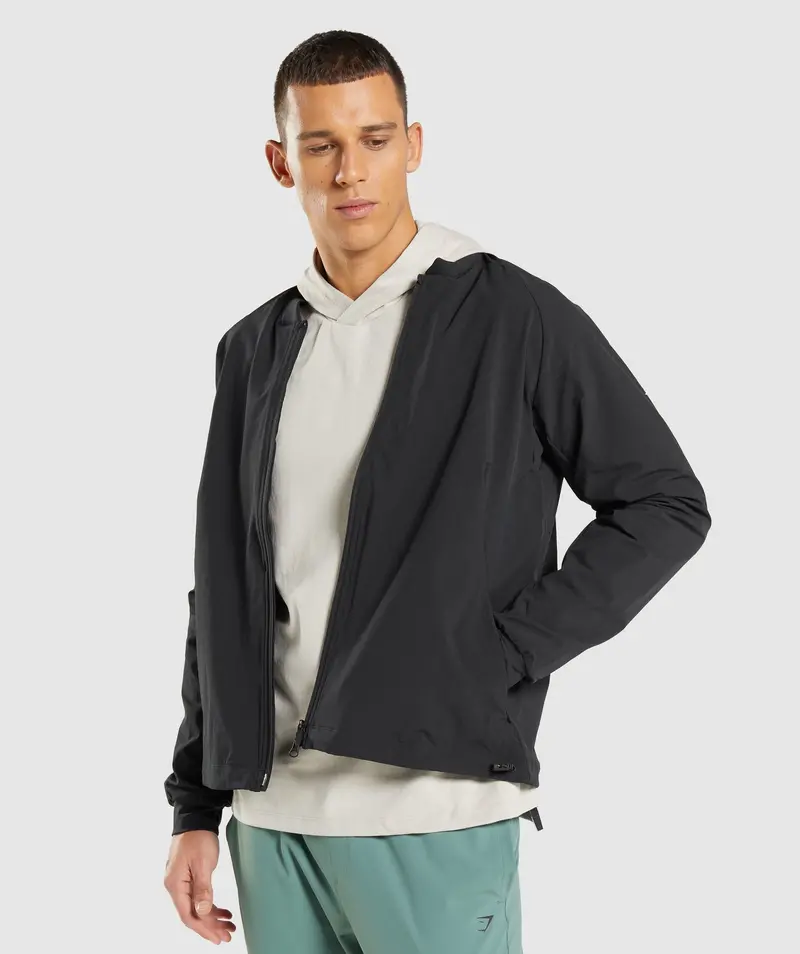 Gymshark Black Studio Training Jacket